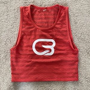 Cyclebar Mesh Crop Tank